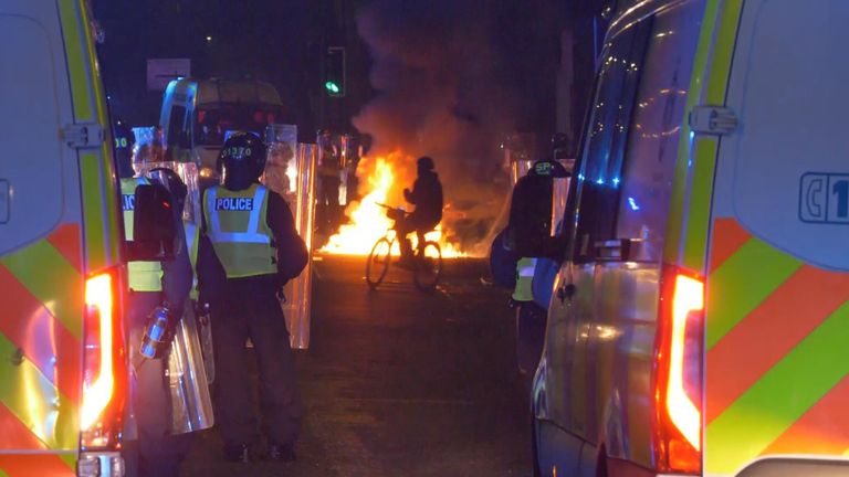 fireworks and fires set off in Gilmerton area of Edinburgh