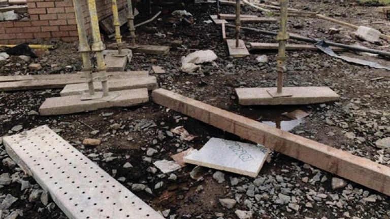 Scott Bradley was killed by a telehandler at a housing development in Glasgow. Pic: HSE