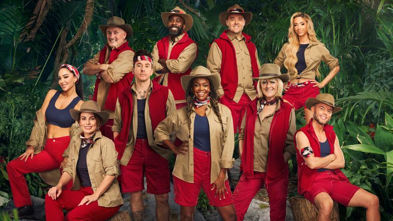 The I'm A Celebrity... Get Me Out Of Here! contestants for 2024. Pic: ITV