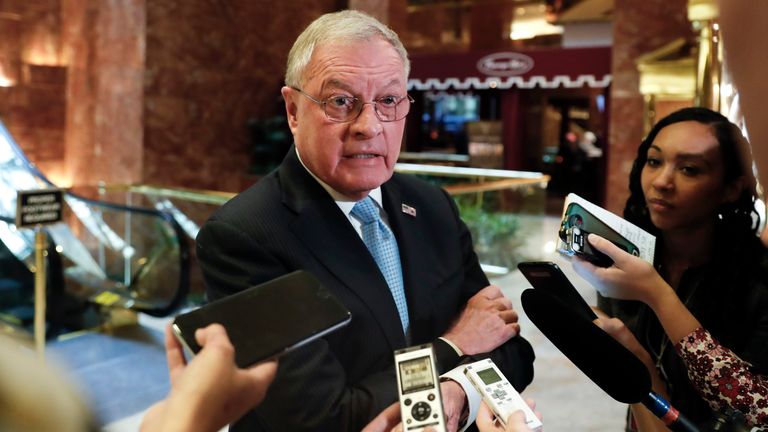 Keith Kellogg at Trump Tower in 2016.
File pic: AP