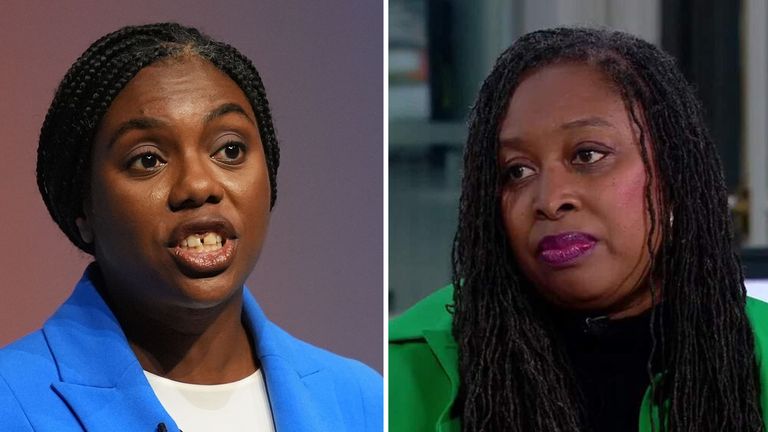 Kemi Badenoch and Dawn Butler. File pic: PA