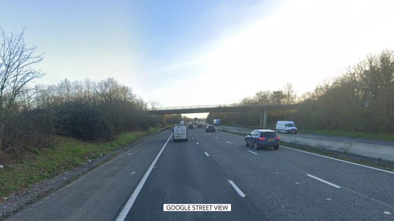 Teenage girl killed on M5 in Somerset after getting out of police car ...