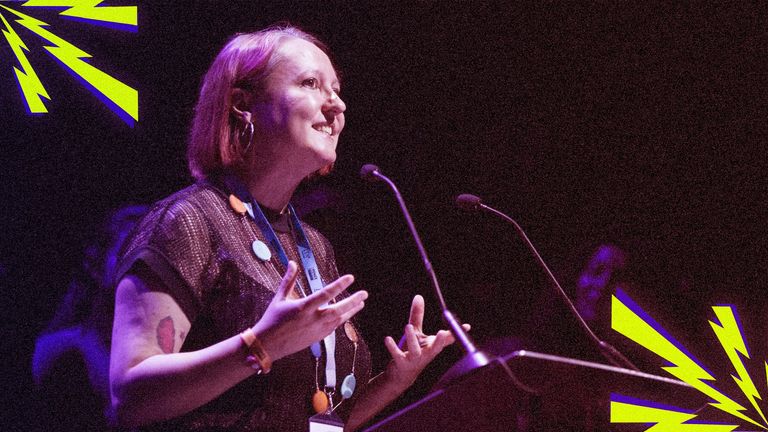 Ruth Daniel spoke about the role of music in conflict zones at Womex. Pic: Jacob Crawfurd