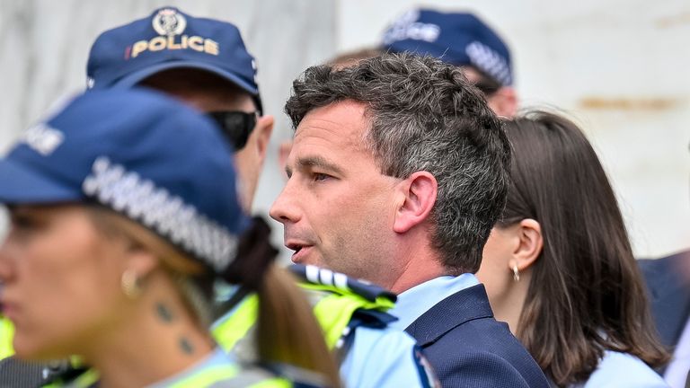 New Zealand politician David Seymour.
Pic: AP