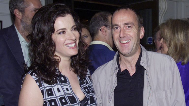 Mandatory Credit: Photo by Alan Davidson/Shutterstock 

Nigella Lawson Who Hosted the Party For Her Late Husband's Book with Angus Deayton and Lisa Meyer
Party at the Groucho Club For the Publication of John Diamond's Book 'Snake Oil' - 07 Jul 2001