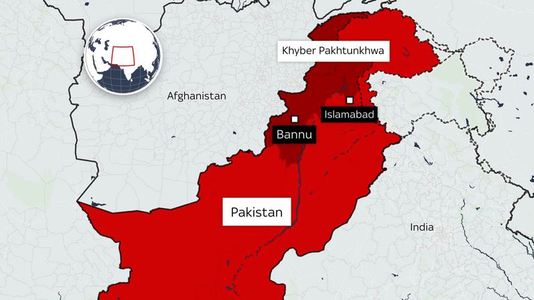 The attack took place in Bannu