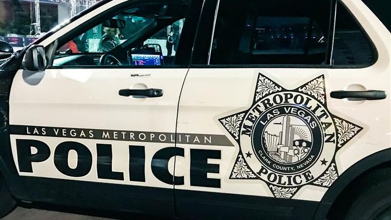 A police patrol vehicle of the Las Vegas Metropolitan Police at night. File Pic: iStock
