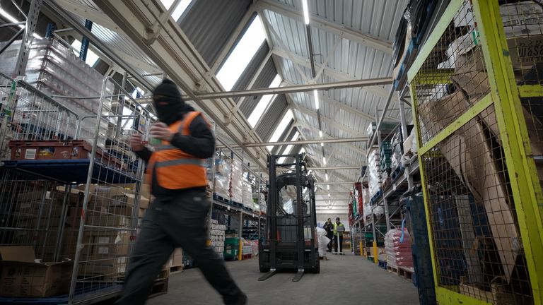 A Recycling Lives depot in Preston