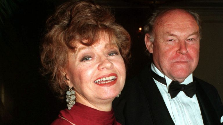 Prunela Scales andTimothy West 
Pic: PA