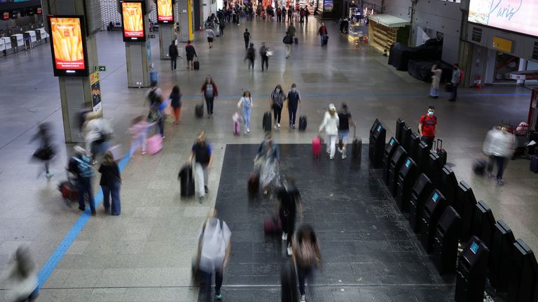Inside Sao Paulo's Guarulhos International Airport. Pic: Reuters