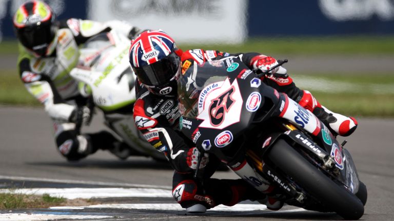 Shane Byrne riding in Donington - 28/6/09
File pic: Reuters
