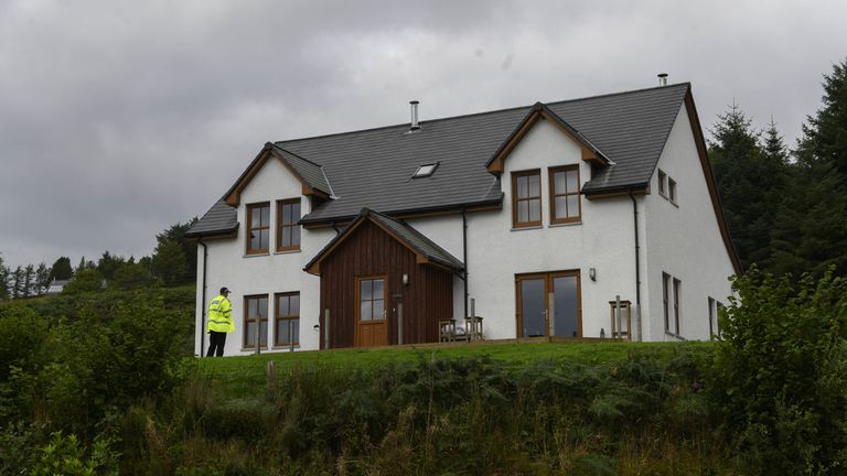 Police at the scene of an incident at a property in the Teangue area on the Isle of Skye in Scotland. Police Scotland said officers were initially called to the Tarskavaig area on Skye shortly before 9am on Wednesday after a report of a 32-year-old woman having been seriously injured at a property and who has since been taken to the Queen Elizabeth University Hospital in Glasgow for treatment. A further incident at a property in the Teangue area on Skye was then reported shortly after 9.30am aft