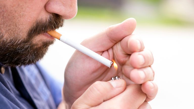 Man smoking pic: iStock