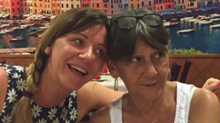 Terry Turner, a British woman whose body has been found in Spain, and her daughter Ruth Turner