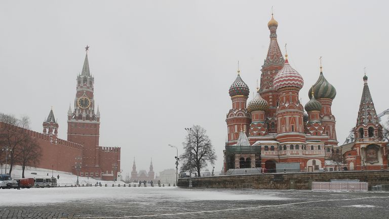 The Kremlin and St Basil's Cathedral in Moscow. File pic: Reuters