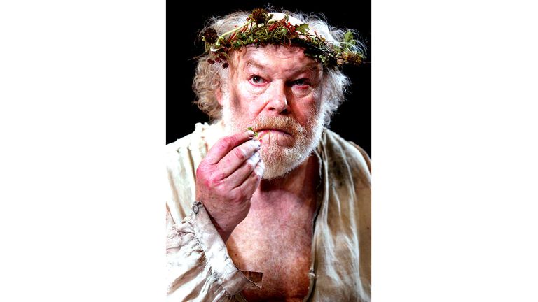 Timothy West as King Lear during a photocall for the 2003 English Touring Theatre production of William Shakespeare's King Lear.
Pic: PA