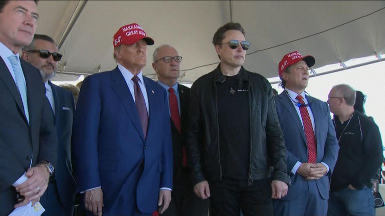 SpaceX Launch: Trump Is Greeted By Musk Ahead Of Starship Rocket Launch ...