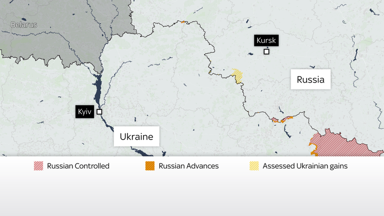 Ukraine/Kursk map