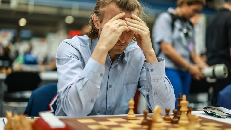 Nikita Vitiugov. Pic: FIDE/Mark Livshitz