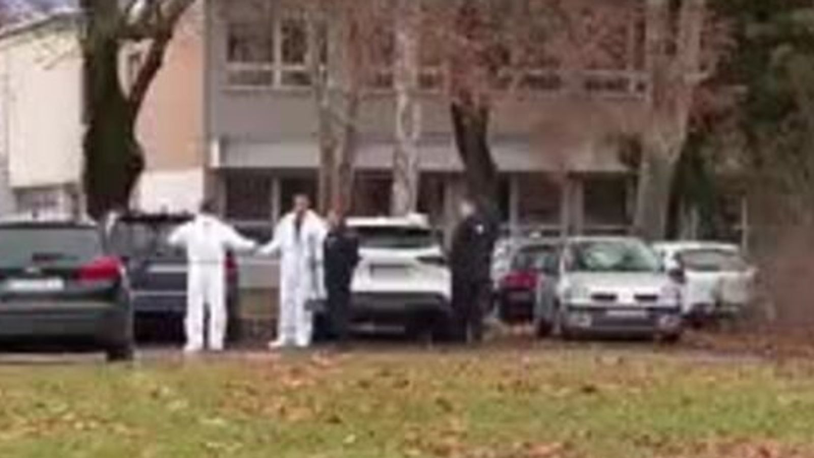 At the scene of the school knife attack What happened in Croatia