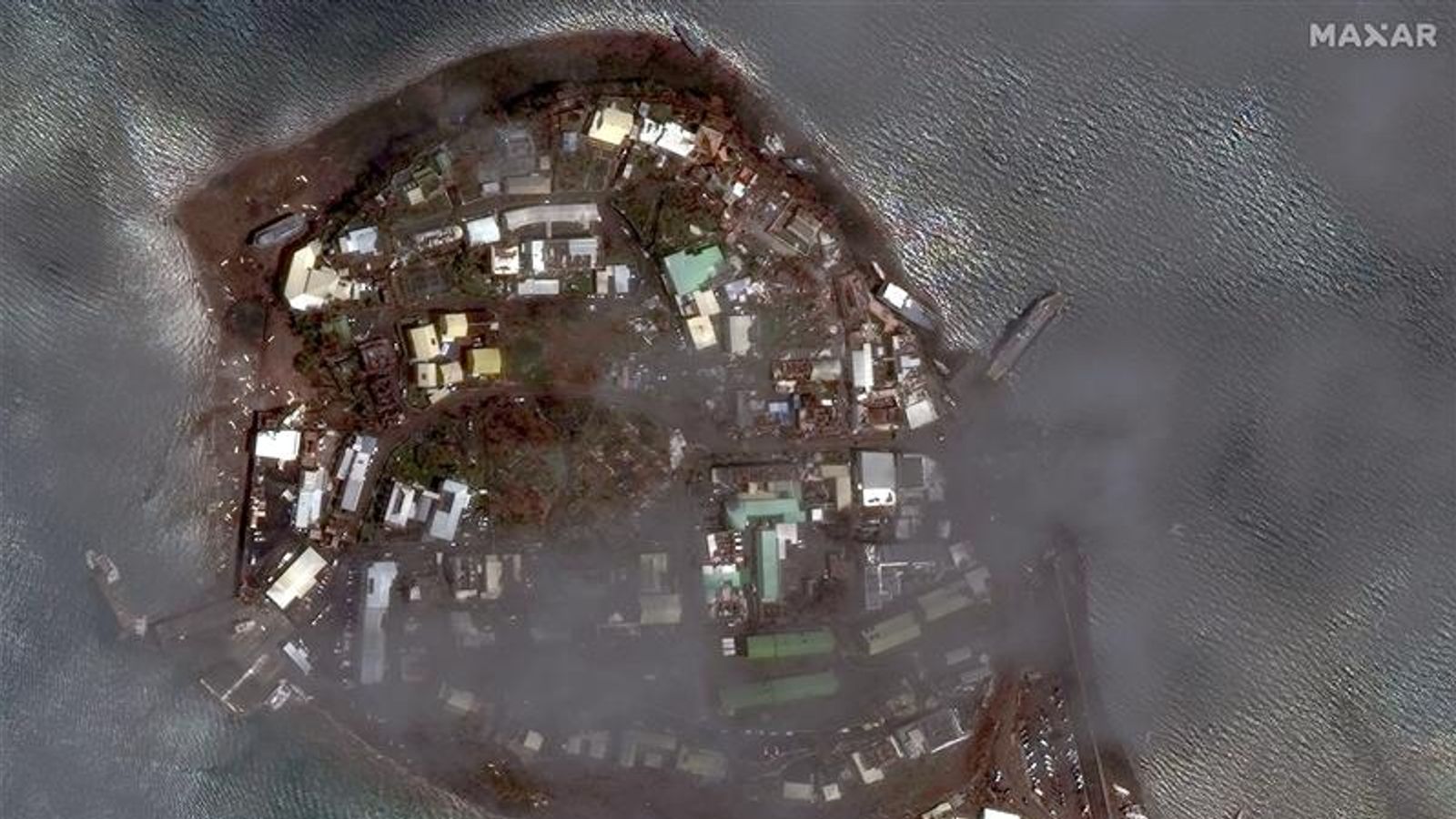 Cyclone Chido: Before and after pictures show devastating storm's damage to Mayotte