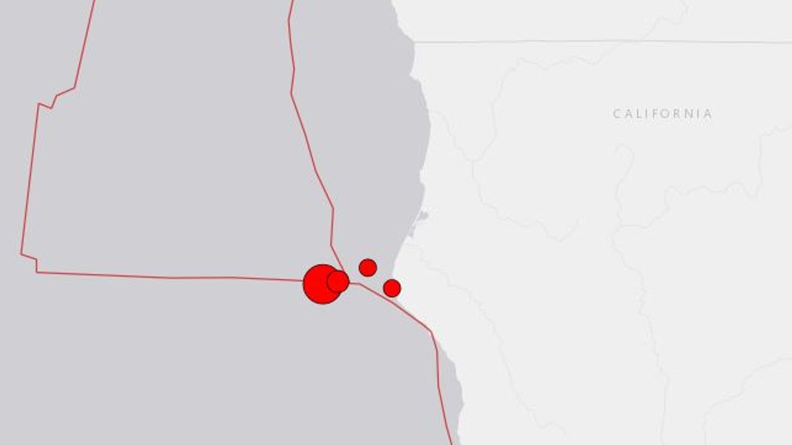 California tsunami warning how far inland