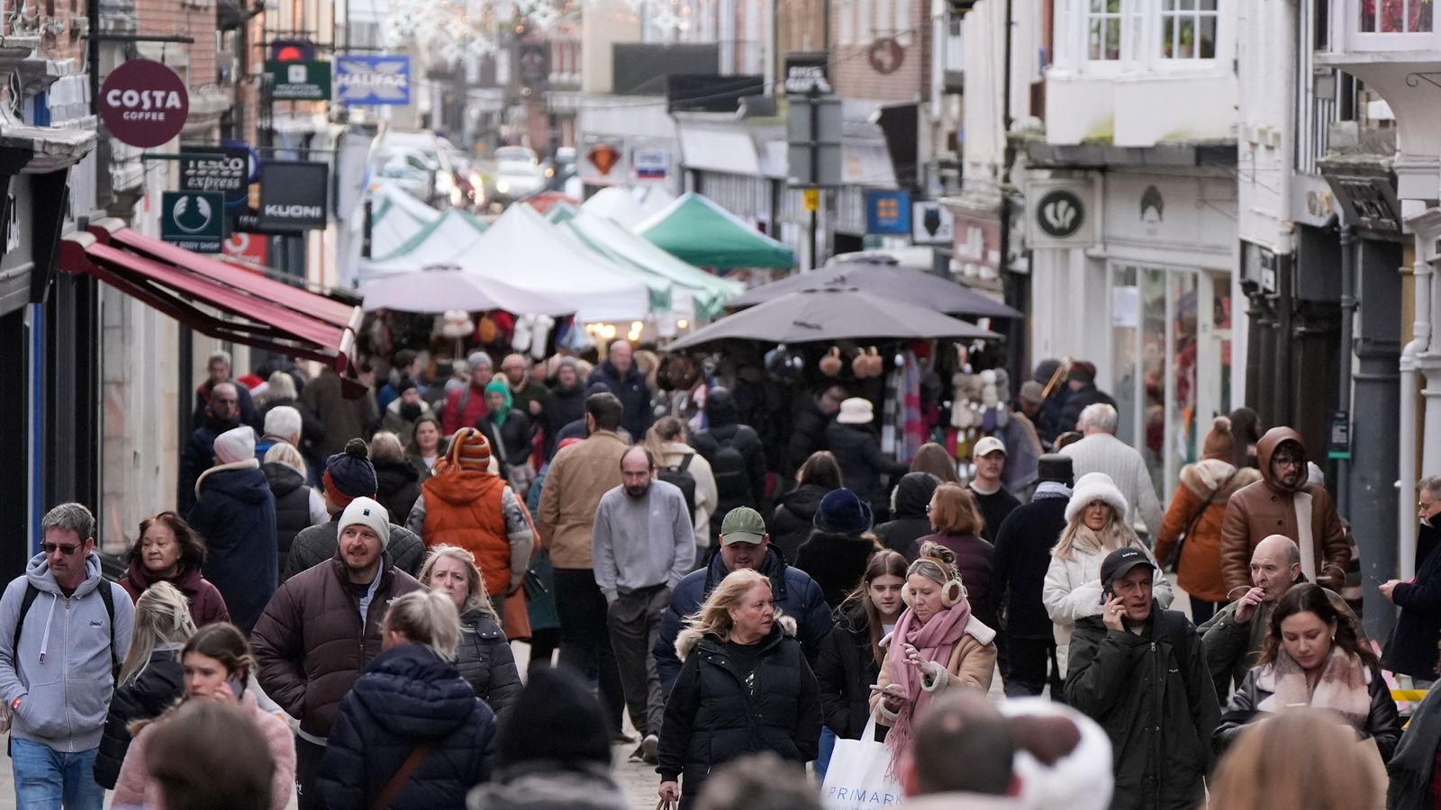 UK economy heading for 'worst of all worlds', CBI warns - as businesses expect fall in activity