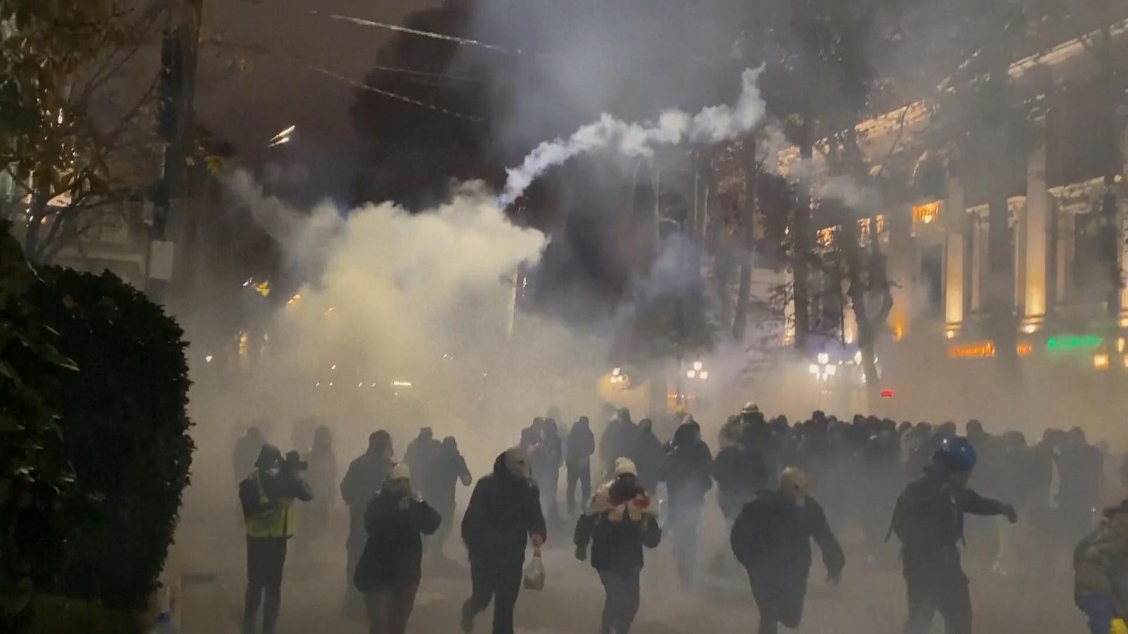 Protests continue for fifth straight night World News Sky News