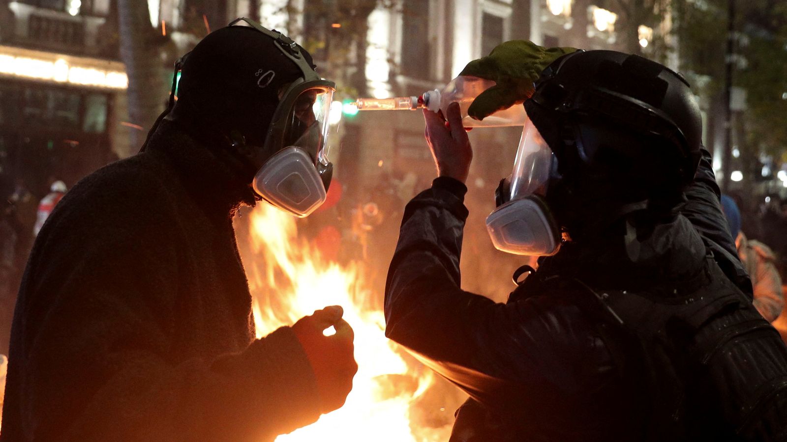 ‘We need new life’: Protesters undeterred in battle on the streets for Georgia’s future