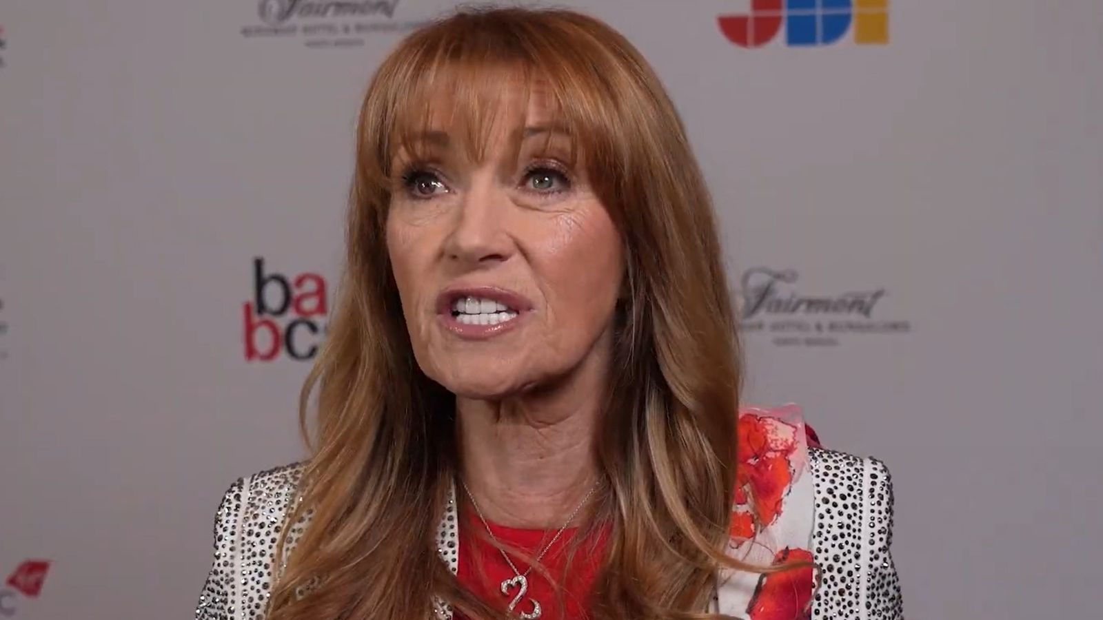 Actress Jane Seymour flees Californian wildfires 'just in time'