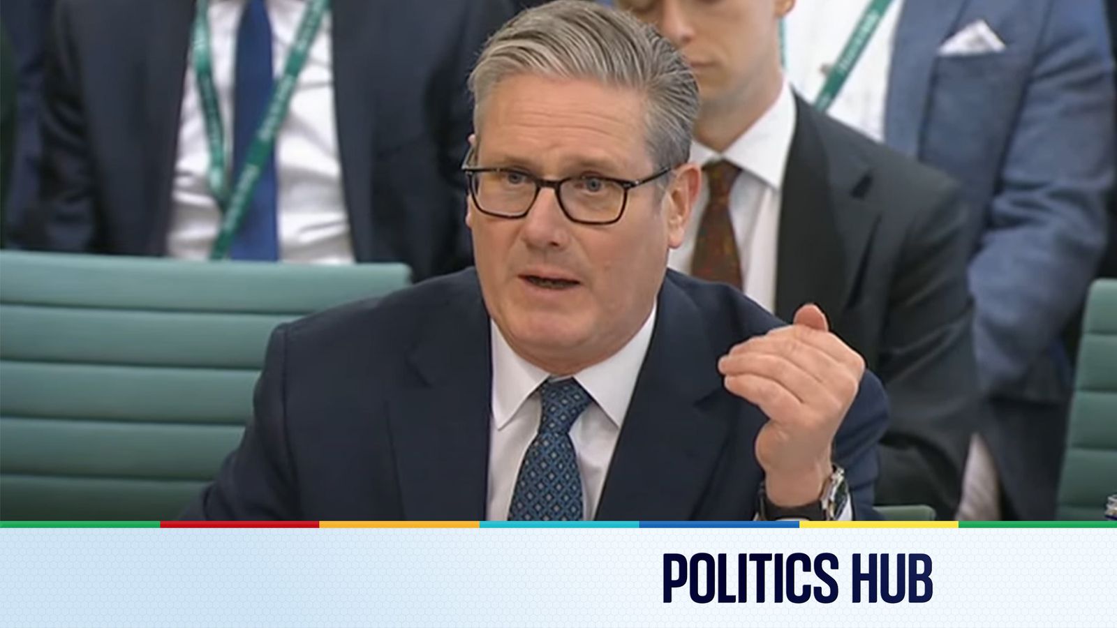 Latest Politics: Starmer interrupted during pointed first exchange with 'super committee' | political news