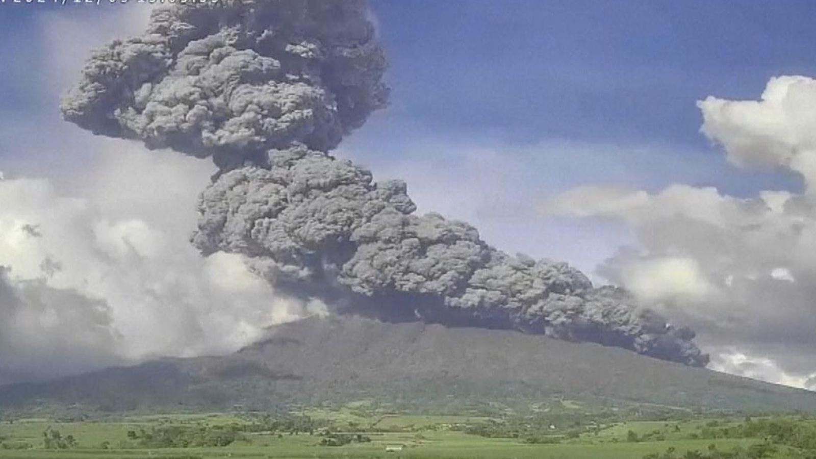 Mount Kanlaon Erupts, Evacuates 87,000 Residents