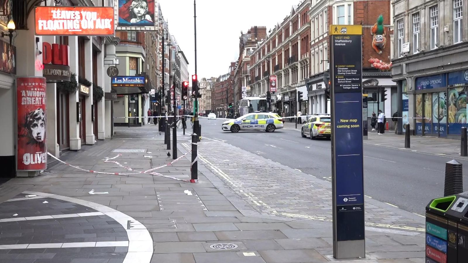 Man arrested for 'attempted murder' after car drives into group on London pavement