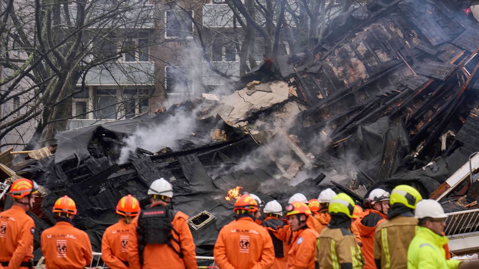 Apartments destroyed and several hurt after explosion in The Hague | World News