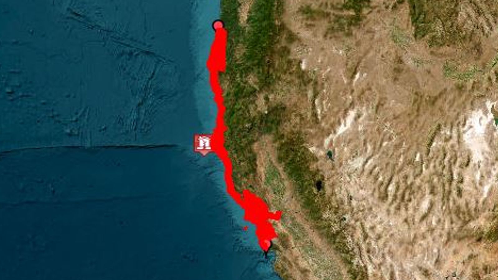 Tsunami warning after 7.0 magnitude earthquake hits California US