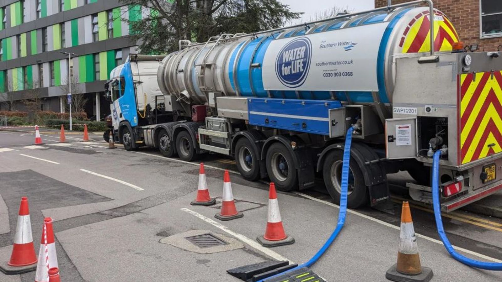 Tens of thousand of homes could be without water until the weekend, says Southern Water 