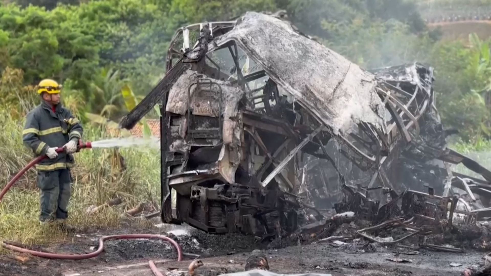 'Terrible tragedy': At least 38 killed in bus crash in Brazil