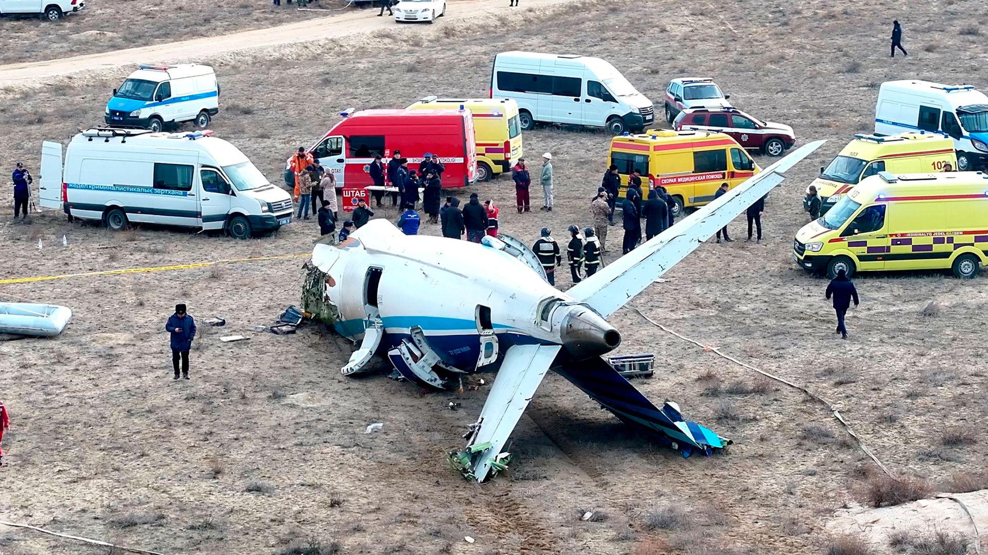 Dozens feared dead as passenger plane crashes in Kazakhstan