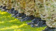 Soldiers from the Royal Irish Regiment and the Irish Guards on parade in Belfast. File pic: iStock