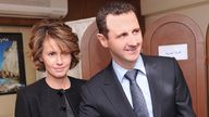 Bashar al-Assad and his wife Asma