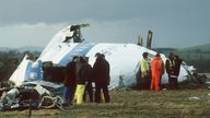 The wreckage of Pan Am flight 103. Pic: Reuters
