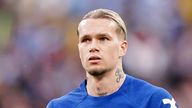 Chelsea's Mykhaylo Mudryk applauds the fans following the Emirates FA Cup semi-final match at Wembley Stadium, London. Picture date: Saturday April 20, 2024.

