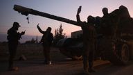Opposition forces take control of areas outside Aleppo, Syria, Friday, Nov. 29, 2024. (AP Photo/Ghaith Alsayed)