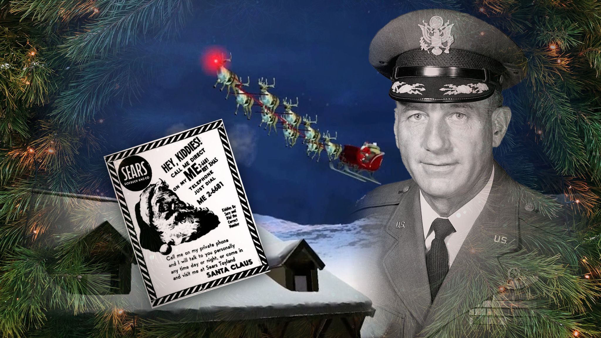 Santa Tracker The slip up that started a 70 year old festive tradition Offbeat News Sky News