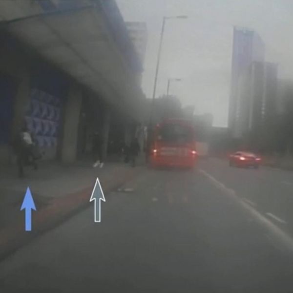 CCTV footage of Hassan Sentamu chasing Elianne Andam before stabbing her. Pic: Met Police