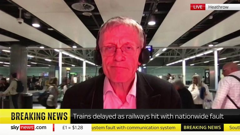 Simon Calder speaks to Sky News from Heathrow Airport