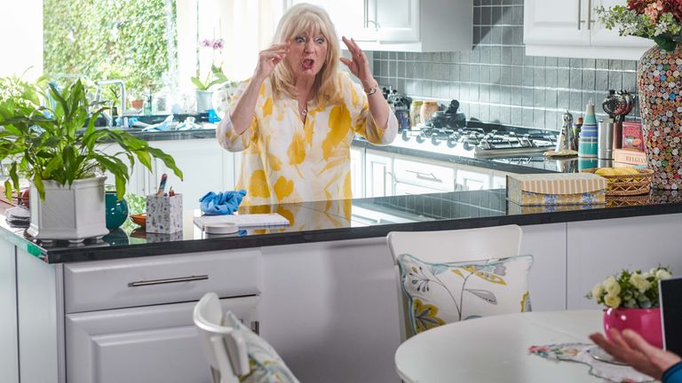 Alison Steadman as Pam
Pic:Toffee International Ltd/Tom Jackson/PA 