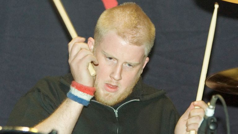 Bryar pictured in Las Vegas in 2004, the year he joined the band. Pic: Reuters