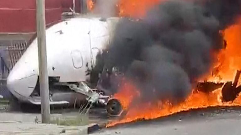 At least two killed as private plane crashes into house in Buenos Aires ...