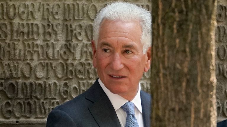 Charles Kushner pictured in 2022. Pic: AP Photo/John Minchillo